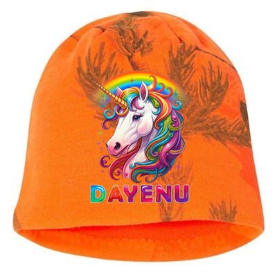 Unicorn Dayenu Passover Matzah Four Cups Kati - Camo Knit Beanie