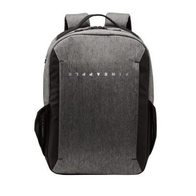 Upside Down Pineapple Swinger Clothing Subtle Text Vector Backpack