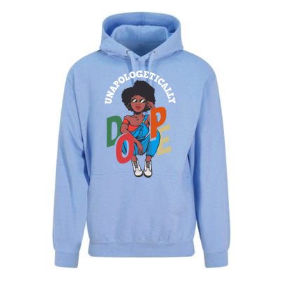 Unapologetically Dope Pride Afro American Black History Gift Unisex Surf Hoodie