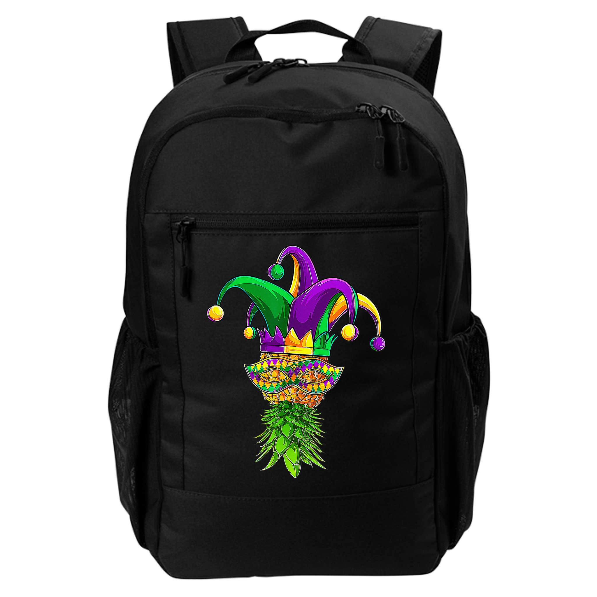 Upside Down Pineapple Mask Mardi Gras Backpack
