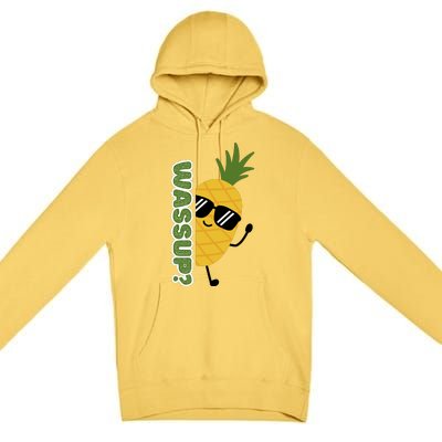 Upside Down Pineapple Premium Pullover Hoodie