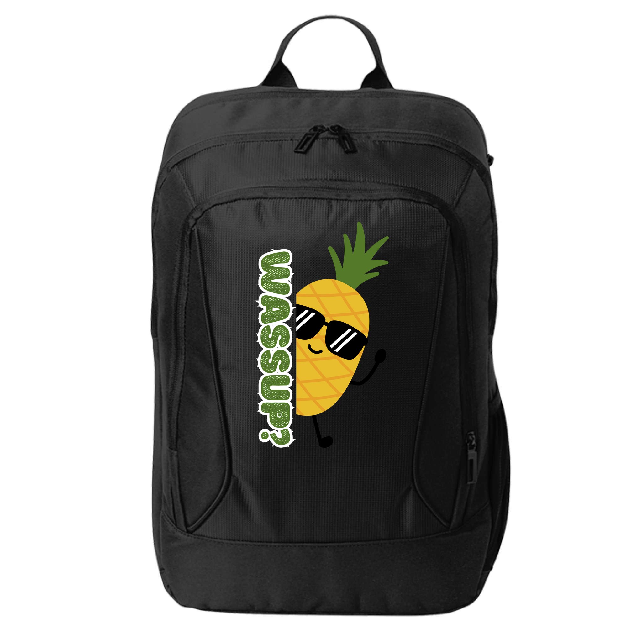 Upside Down Pineapple City Backpack