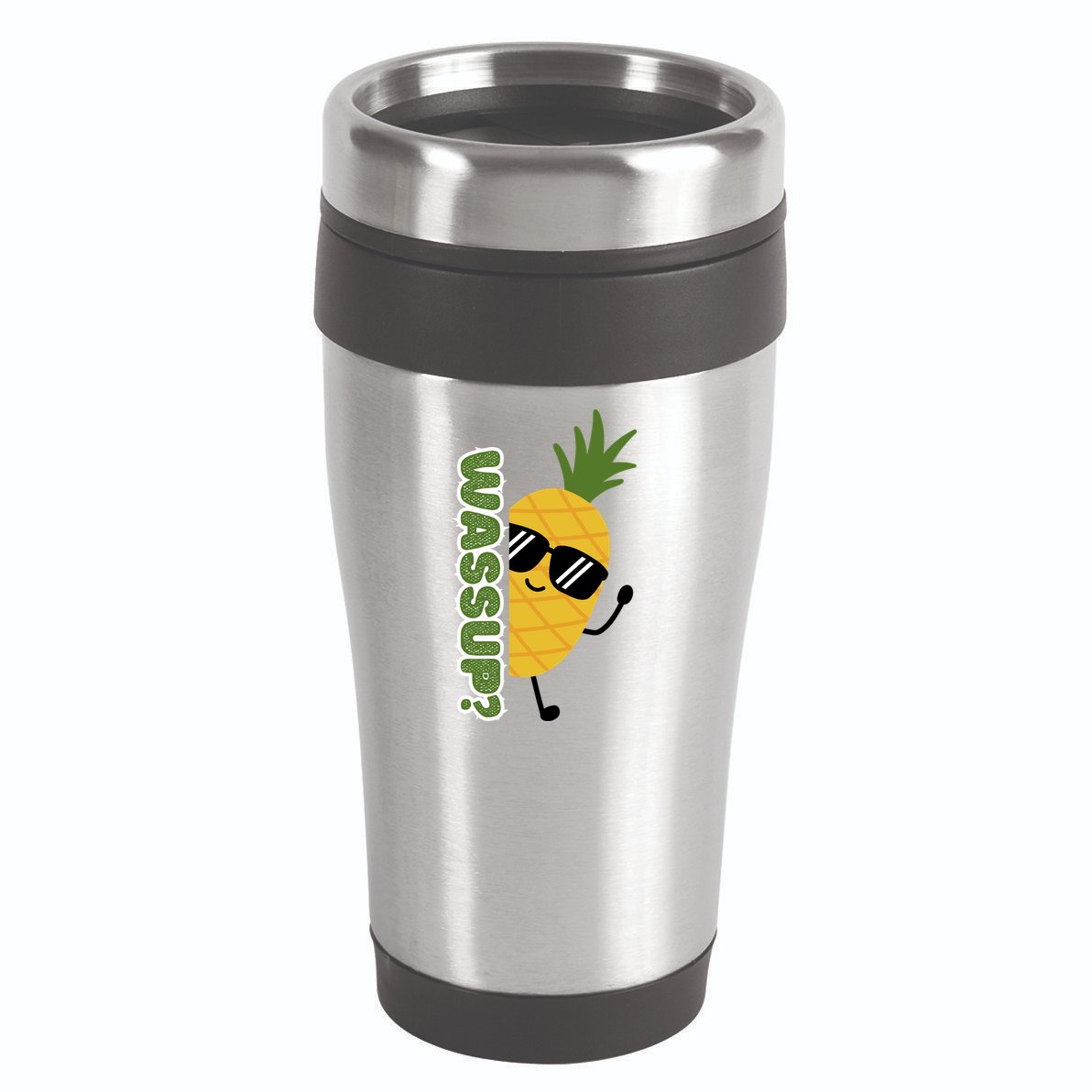 Upside Down Pineapple 16oz Travel Tumbler