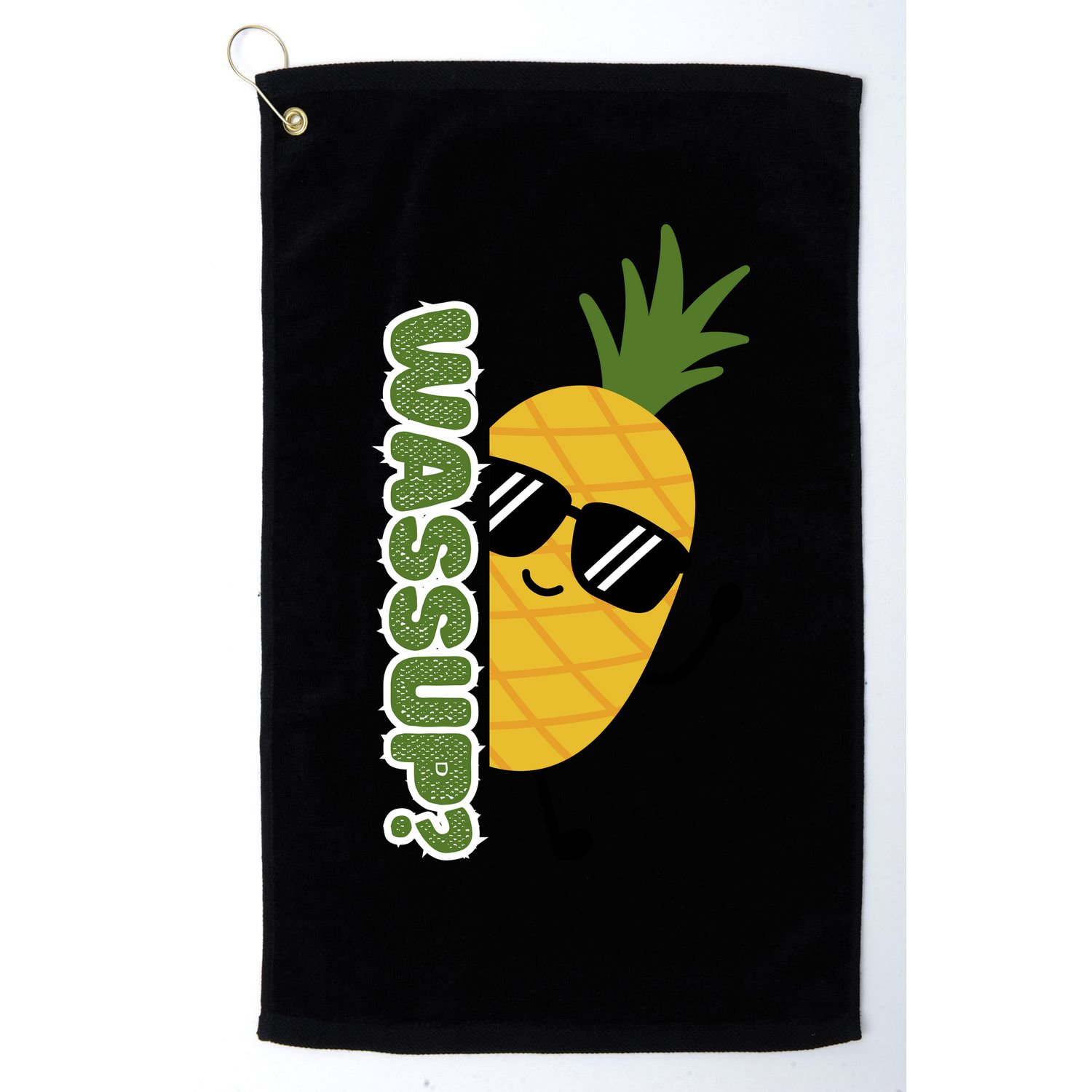 Upside Down Pineapple Golf Towel