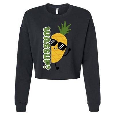 Upside Down Pineapple Cropped Pullover Crew