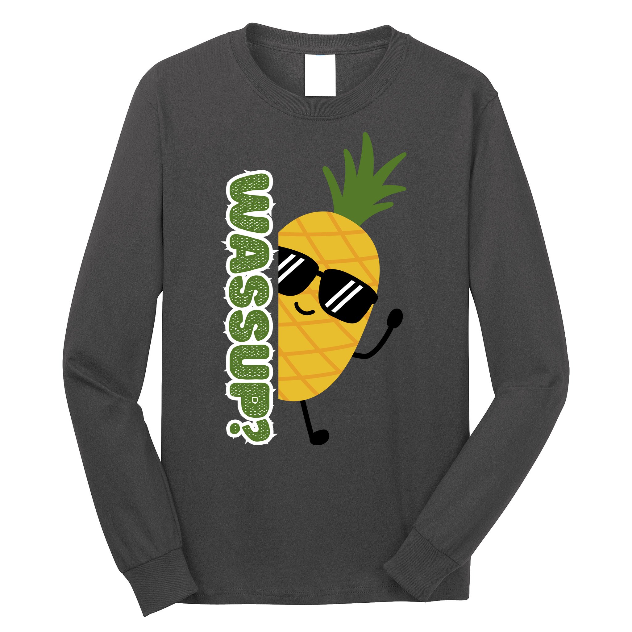 Upside Down Pineapple Long Sleeve Shirt