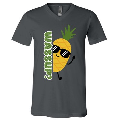 Upside Down Pineapple V-Neck T-Shirt