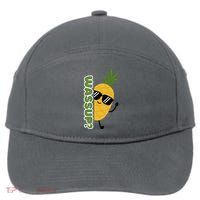 Upside Down Pineapple 7-Panel Snapback Hat