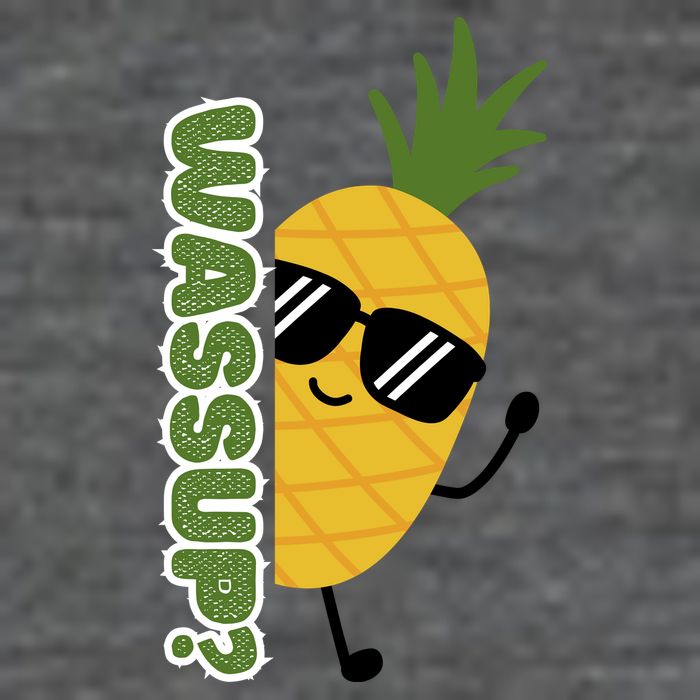 Upside Down Pineapple Poster