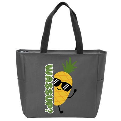 Upside Down Pineapple Zip Tote Bag