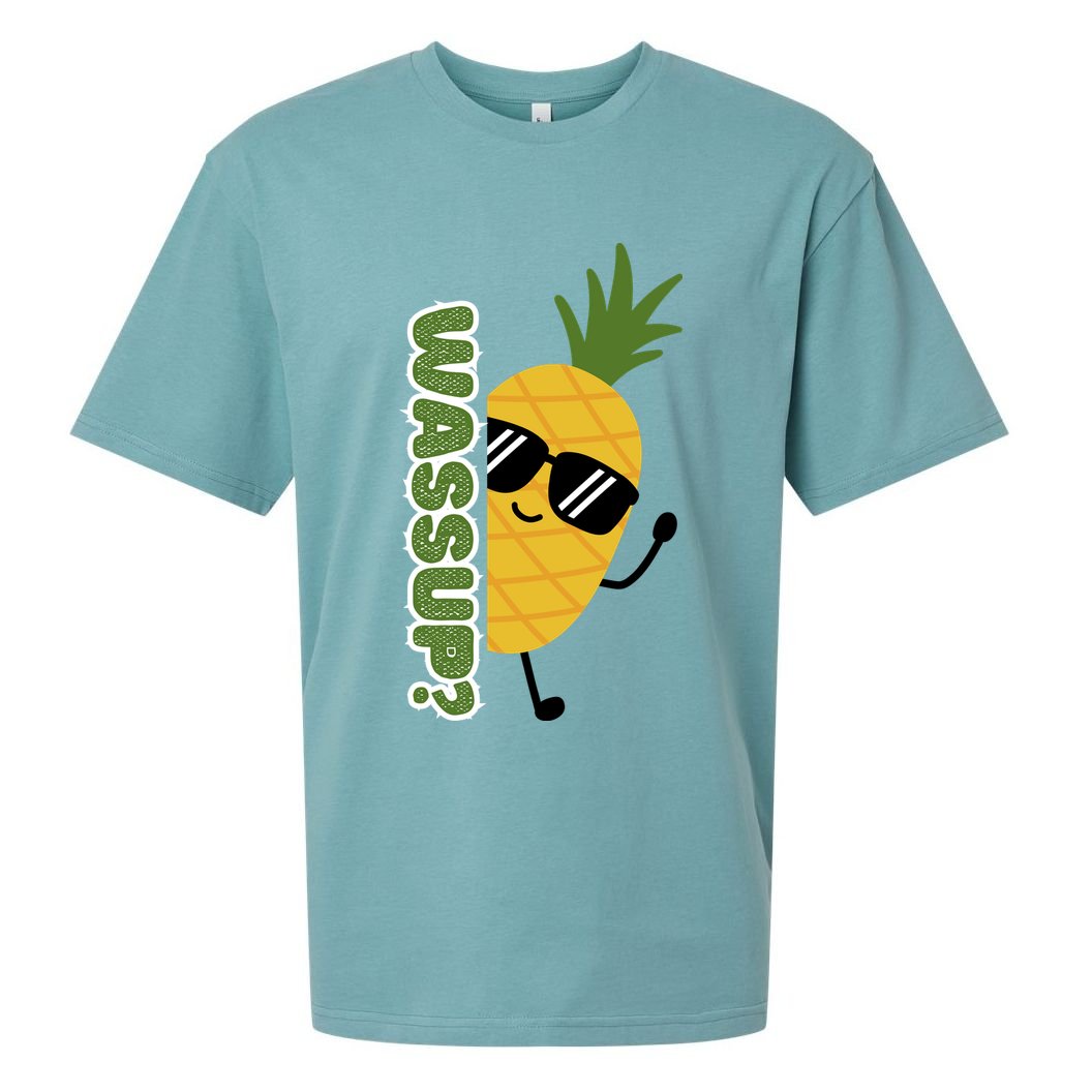 Upside Down Pineapple Sueded Cloud Jersey T-Shirt