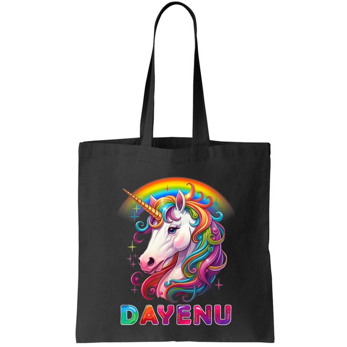 Unicorn Dayenu Passover Matzah Four Cups Bag