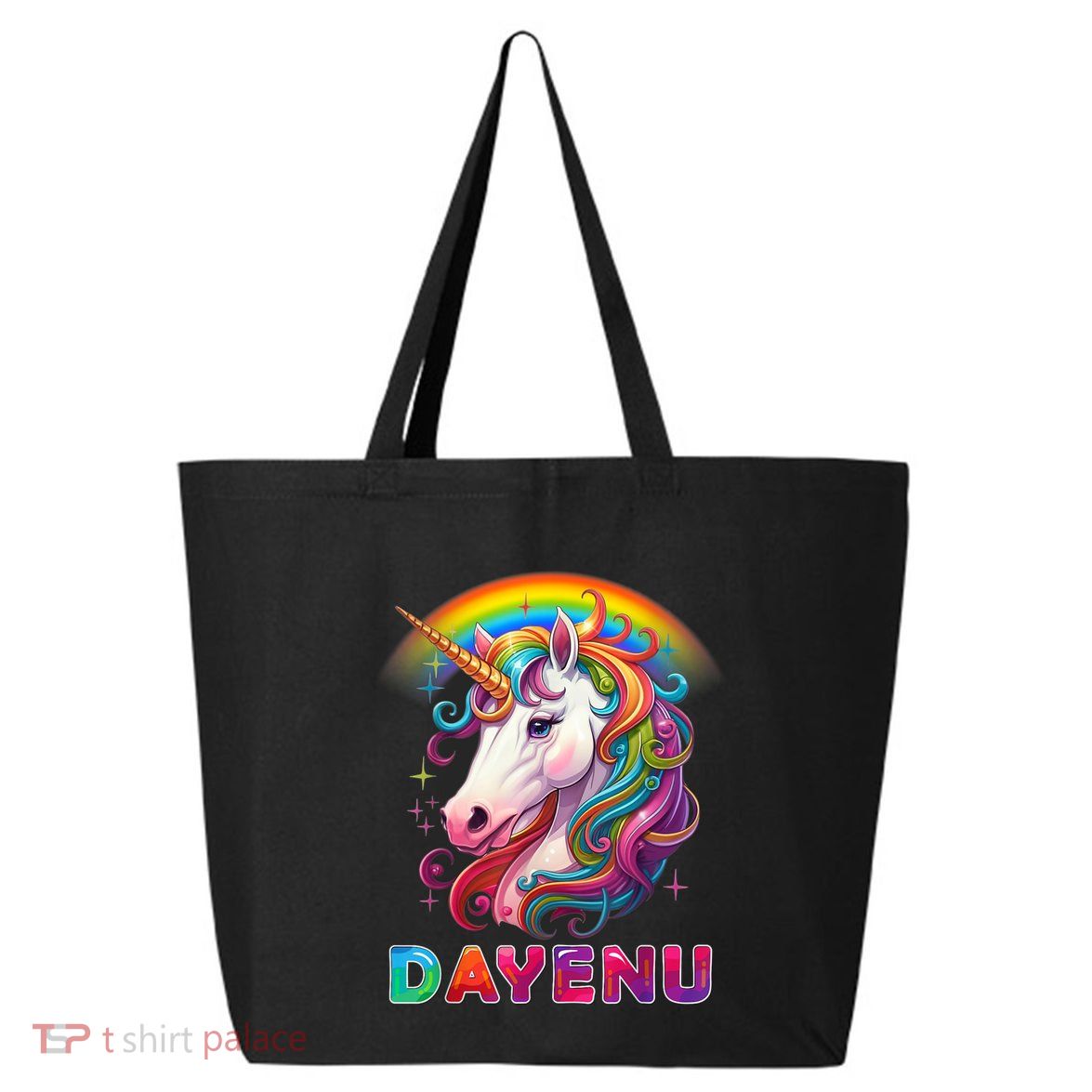 Unicorn Dayenu Passover Matzah Four Cups 25L Jumbo Tote