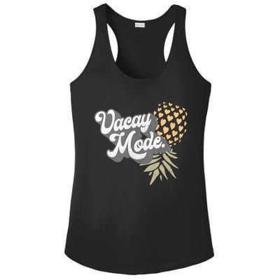 Upside Down Pineapple Vacay Mode Vacation Funny Swinger Gift Ladies PosiCharge Competitor Racerback Tank