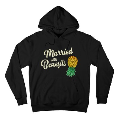 Upside Down Pineapple Married With Benefits Subtle Swinger Hoodie