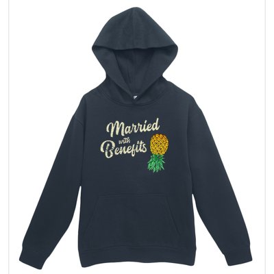 Upside Down Pineapple Married With Benefits Subtle Swinger Urban Pullover Hoodie