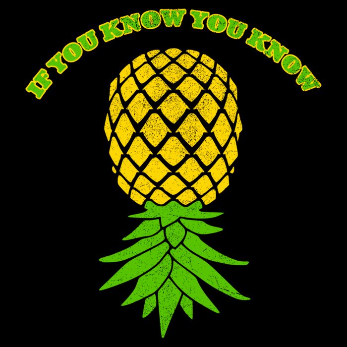 Upside Down Pineapple Gift Sharing Swinger Great Gift Doggie Tank