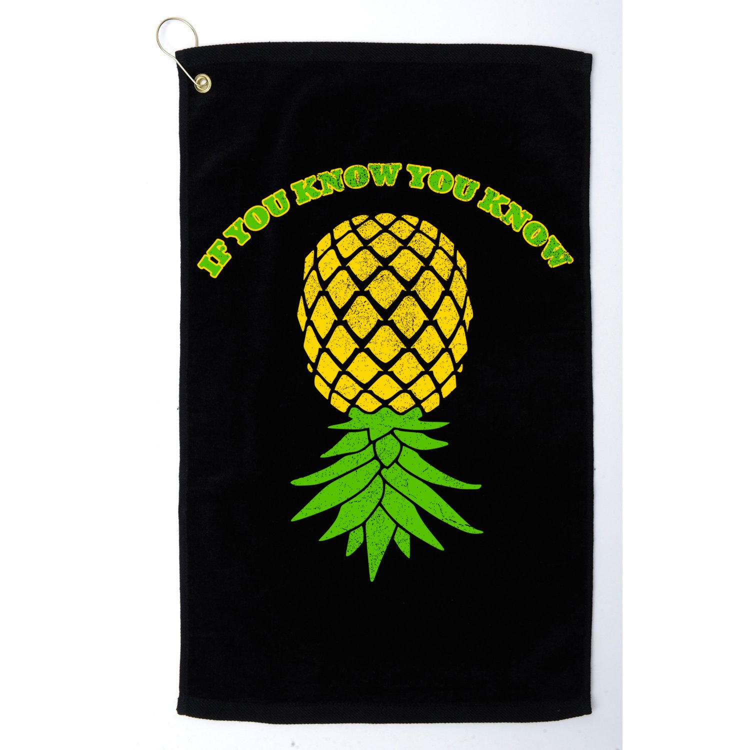 Upside Down Pineapple Gift Sharing Swinger Great Gift Golf Towel