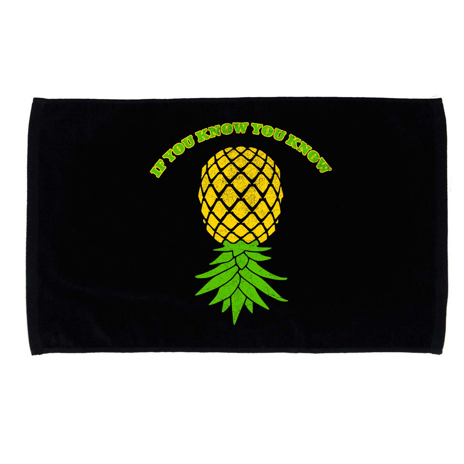 Upside Down Pineapple Gift Sharing Swinger Great Gift Microfiber Hand Towel
