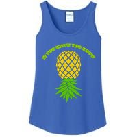 Upside Down Pineapple Gift Sharing Swinger Great Gift Ladies Essential Tank