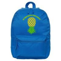 Upside Down Pineapple Gift Sharing Swinger Great Gift 16 in Basic Backpack