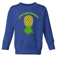 Upside Down Pineapple Gift Sharing Swinger Great Gift Toddler Sweatshirt