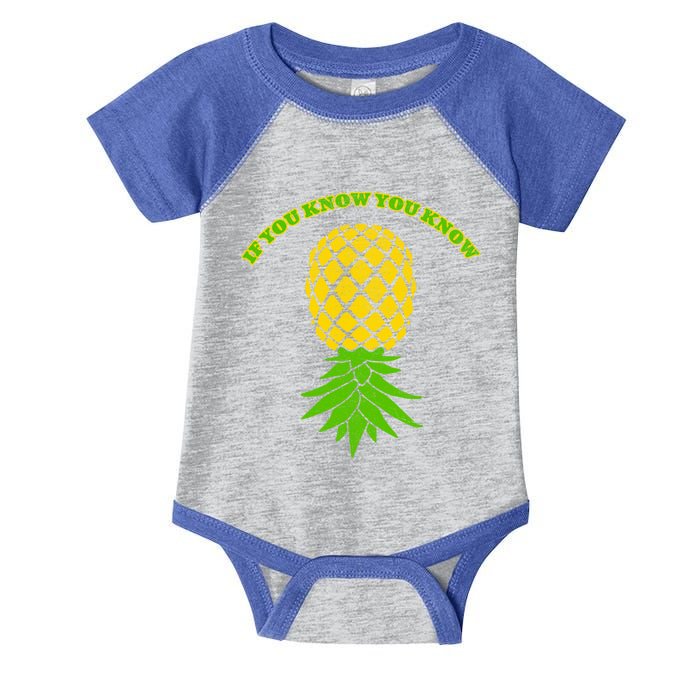 Upside Down Pineapple Gift Sharing Swinger Great Gift Infant Baby Jersey Bodysuit