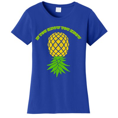 Upside Down Pineapple Gift Sharing Swinger Great Gift Women's T-Shirt