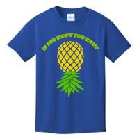 Upside Down Pineapple Gift Sharing Swinger Great Gift Kids T-Shirt