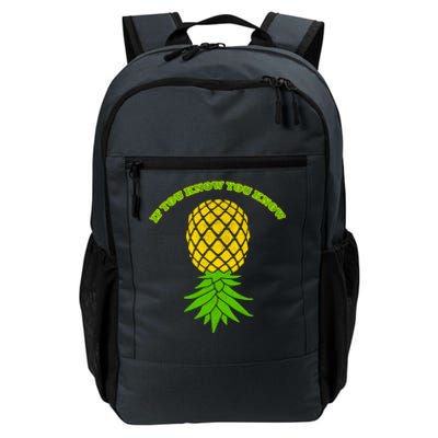 Upside Down Pineapple Gift Sharing Swinger Great Gift Daily Commute Backpack