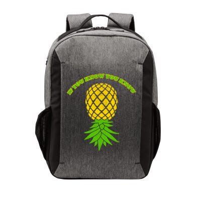 Upside Down Pineapple Gift Sharing Swinger Great Gift Vector Backpack