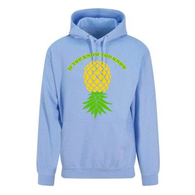 Upside Down Pineapple Gift Sharing Swinger Great Gift Unisex Surf Hoodie