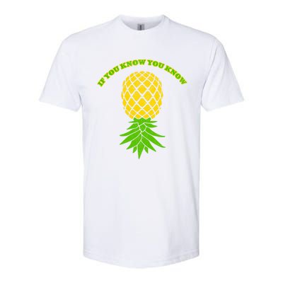 Upside Down Pineapple Gift Sharing Swinger Great Gift Softstyle CVC T-Shirt