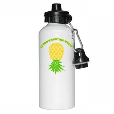 Upside Down Pineapple Gift Sharing Swinger Great Gift Aluminum Water Bottle