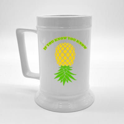 Upside Down Pineapple Gift Sharing Swinger Great Gift Beer Stein