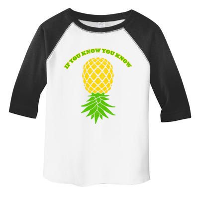 Upside Down Pineapple Gift Sharing Swinger Great Gift Toddler Fine Jersey T-Shirt