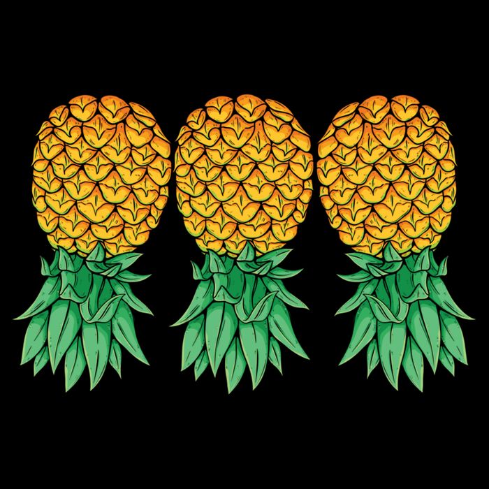 Upside Down Pineapples Gift Polyamory And Polyamorous Cute Gift City Backpack