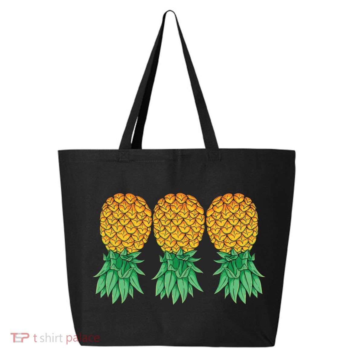 Upside Down Pineapples Gift Polyamory And Polyamorous Cute Gift 25L Jumbo Tote