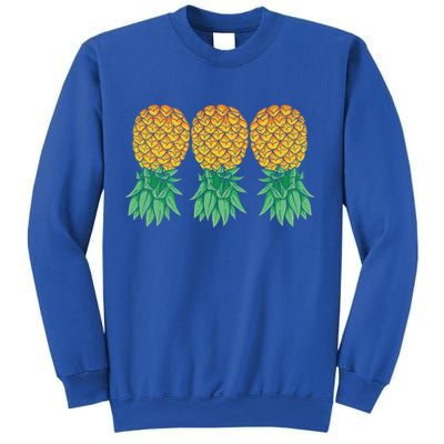 Upside Down Pineapples Gift Polyamory And Polyamorous Cute Gift Sweatshirt