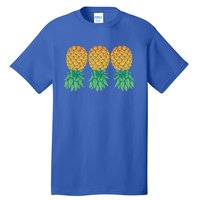 Upside Down Pineapples Gift Polyamory And Polyamorous Cute Gift Tall T-Shirt