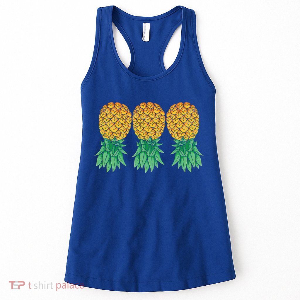 Upside Down Pineapples Gift Polyamory And Polyamorous Cute Gift Womens Tank Top