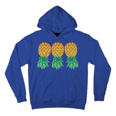 Upside Down Pineapples Gift Polyamory And Polyamorous Cute Gift Tall Hoodie