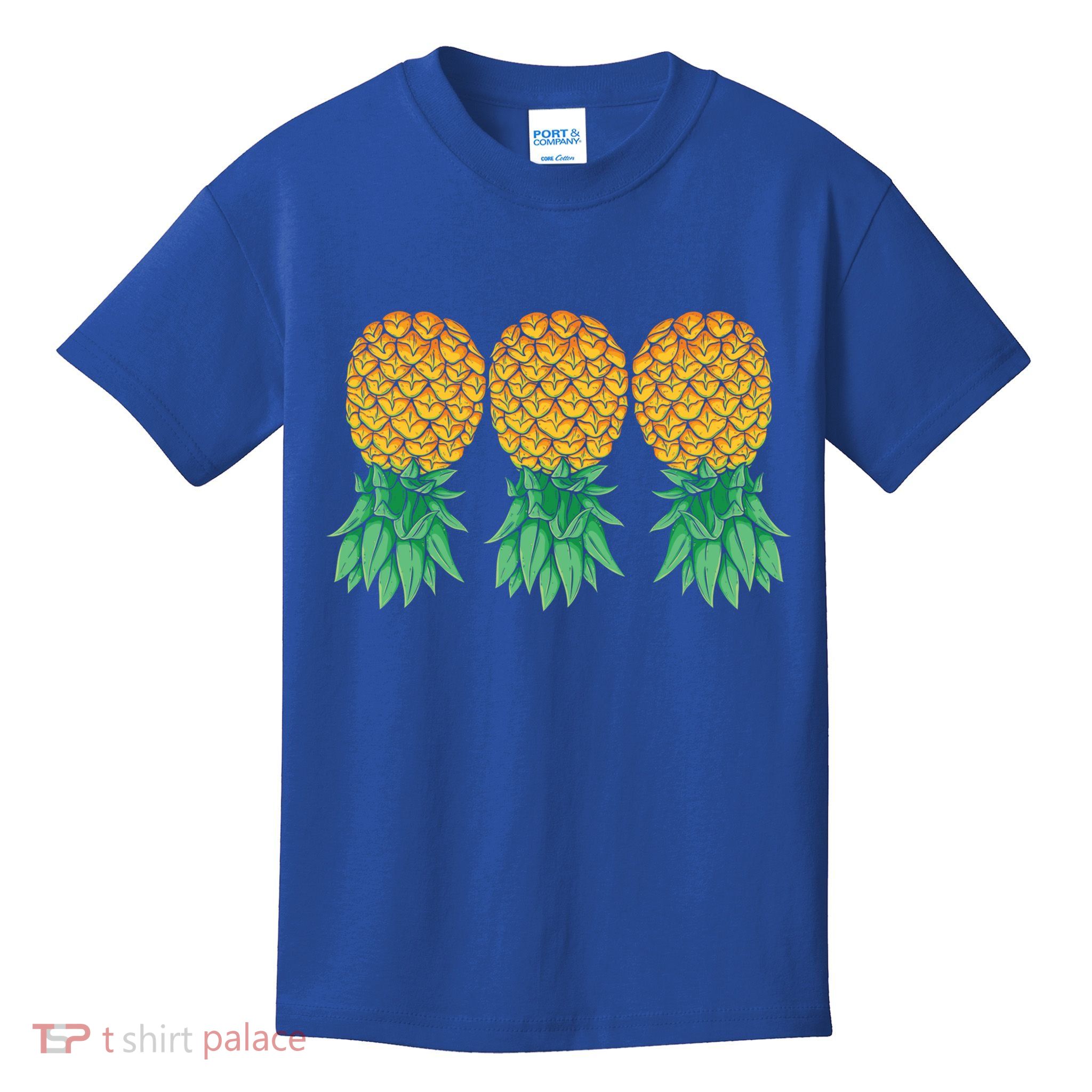Upside Down Pineapples Gift Polyamory And Polyamorous Cute Gift Kids T-Shirt