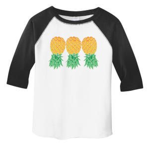 Upside Down Pineapples Gift Polyamory And Polyamorous Cute Gift Toddler Fine Jersey T-Shirt