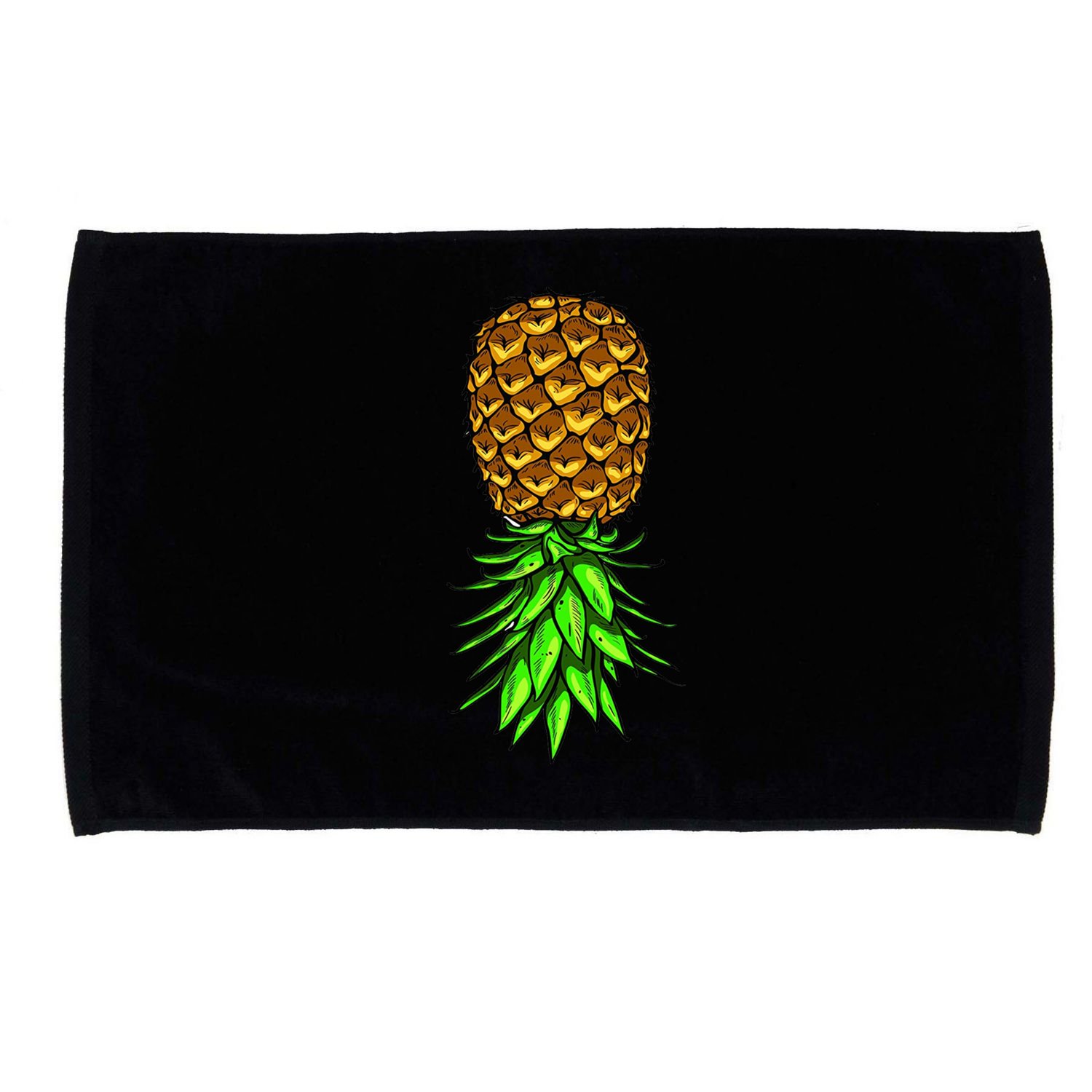 Upside Down Pineapple Gift Tropical Swinger Party Gift Microfiber Hand Towel