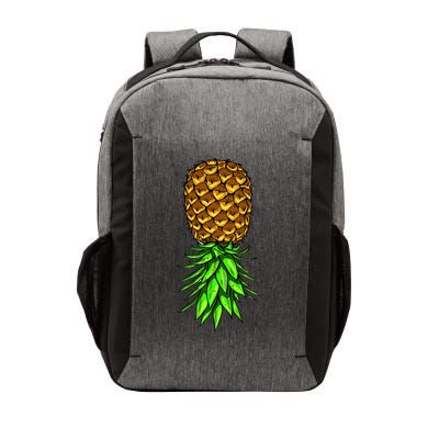 Upside Down Pineapple Gift Tropical Swinger Party Gift Vector Backpack