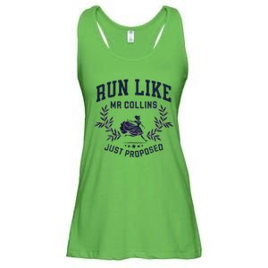 Unique Design Run Like Mr Collins Just Proposed Ladies Essential Flowy Tank