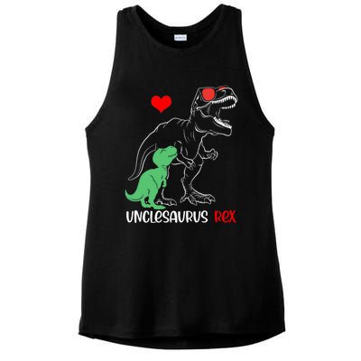 Unclesaurus Daddy Rex Autism Awareness Proud Dad Great Gift Ladies PosiCharge Tri-Blend Wicking Tank