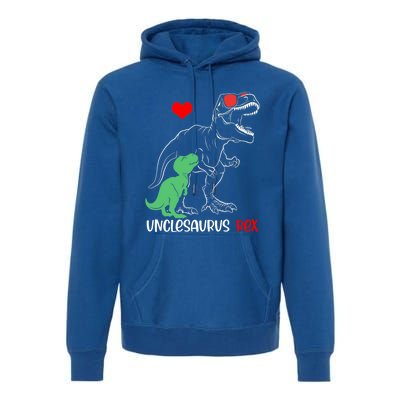 Unclesaurus Daddy Rex Autism Awareness Proud Dad Great Gift Premium Hoodie