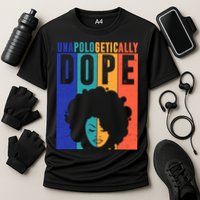 Unapologetically Dope Retro Colorful Performance Shirt